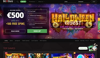 01 EN Screenshot Review BitStarz First Impressions