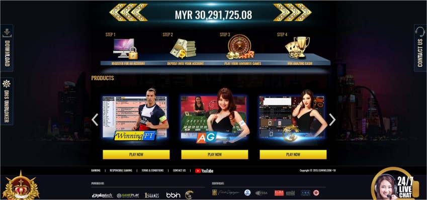 02 EN Screenshot Euwin General BitCasino Review