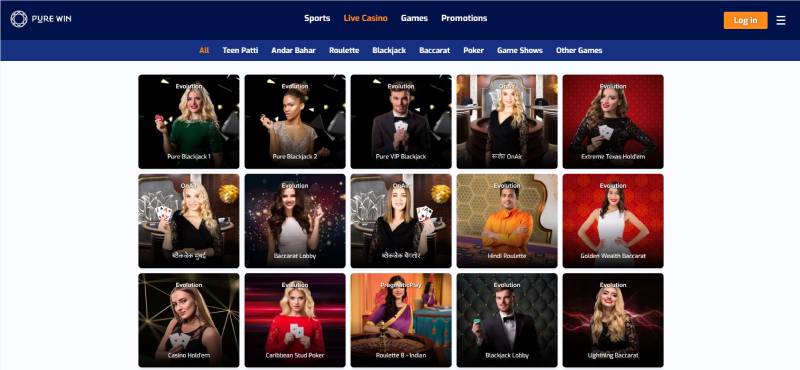 Purewin Casino Games