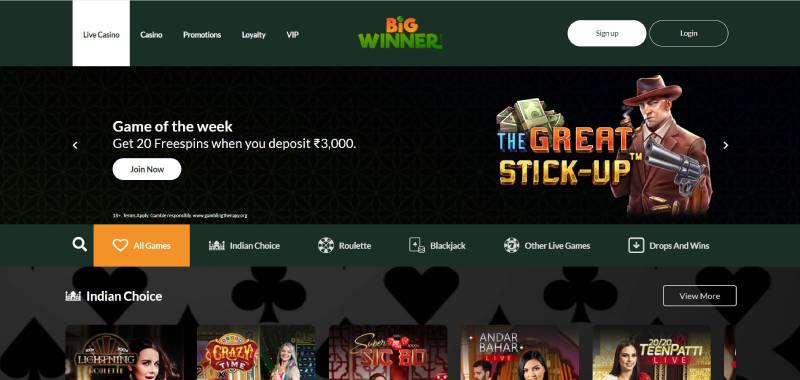Bigwinner Casino Promotions