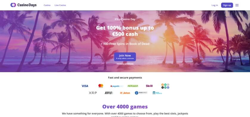 Casino Days Casino Review