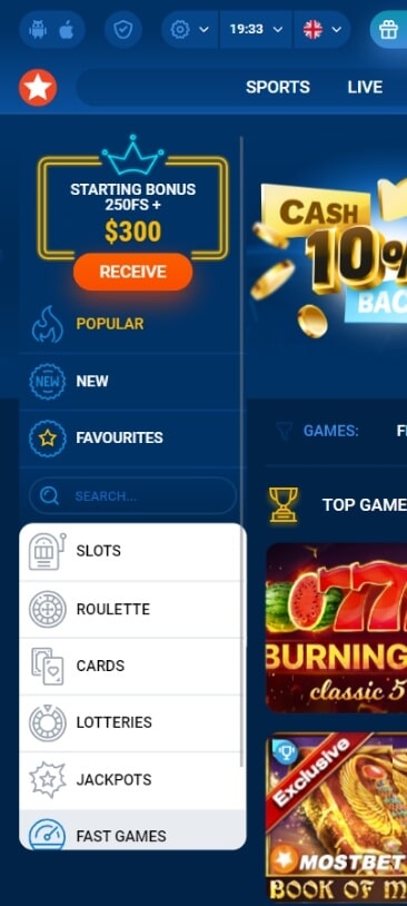 Mostbet Casino Mobile