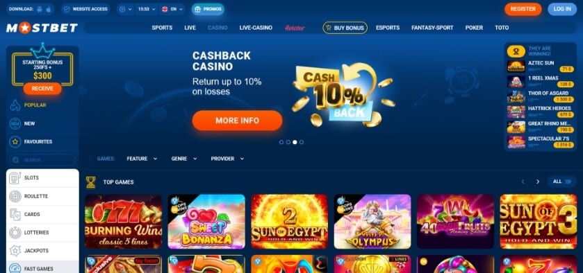 Mostbet Casino Review