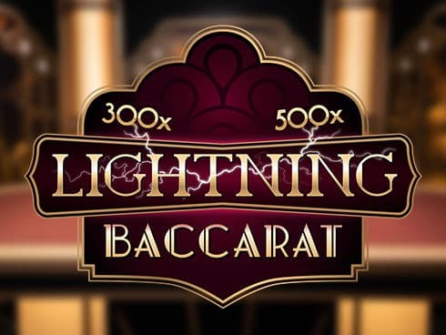 Live Lightning Baccarat Evolution Game