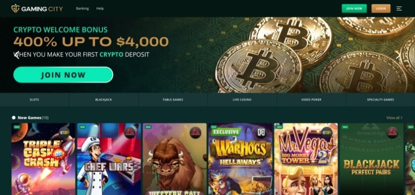 Gaming City Casino Review